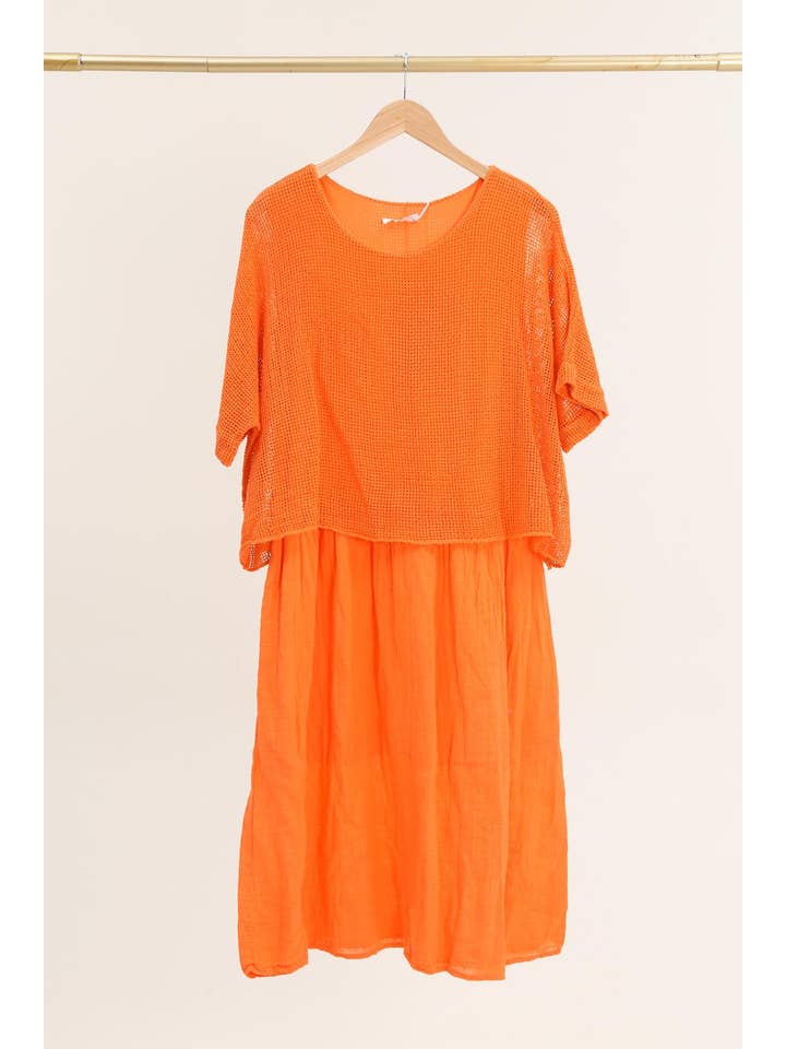 la maison des fibres naturelles – Vestido - Mulher por atacado – Vestido 19056 100% algodão10