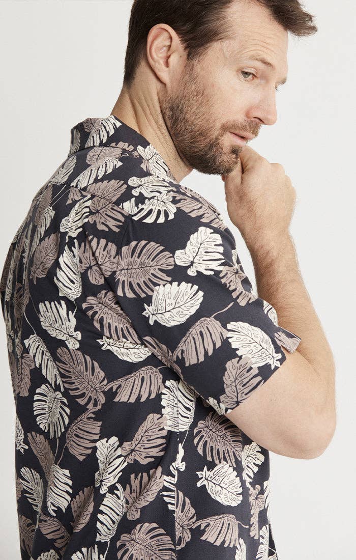 JACHS NY - Wholesale Button Down Shirt - Men's - Lyocell Twill Short Sleeve Camp Shirt13