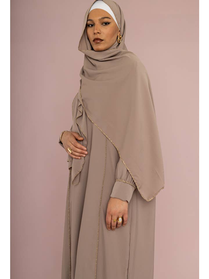 IDEAL OUTFIT - Wholesale Kaftan - Women's - Medina silk abaya ref:2369pk2