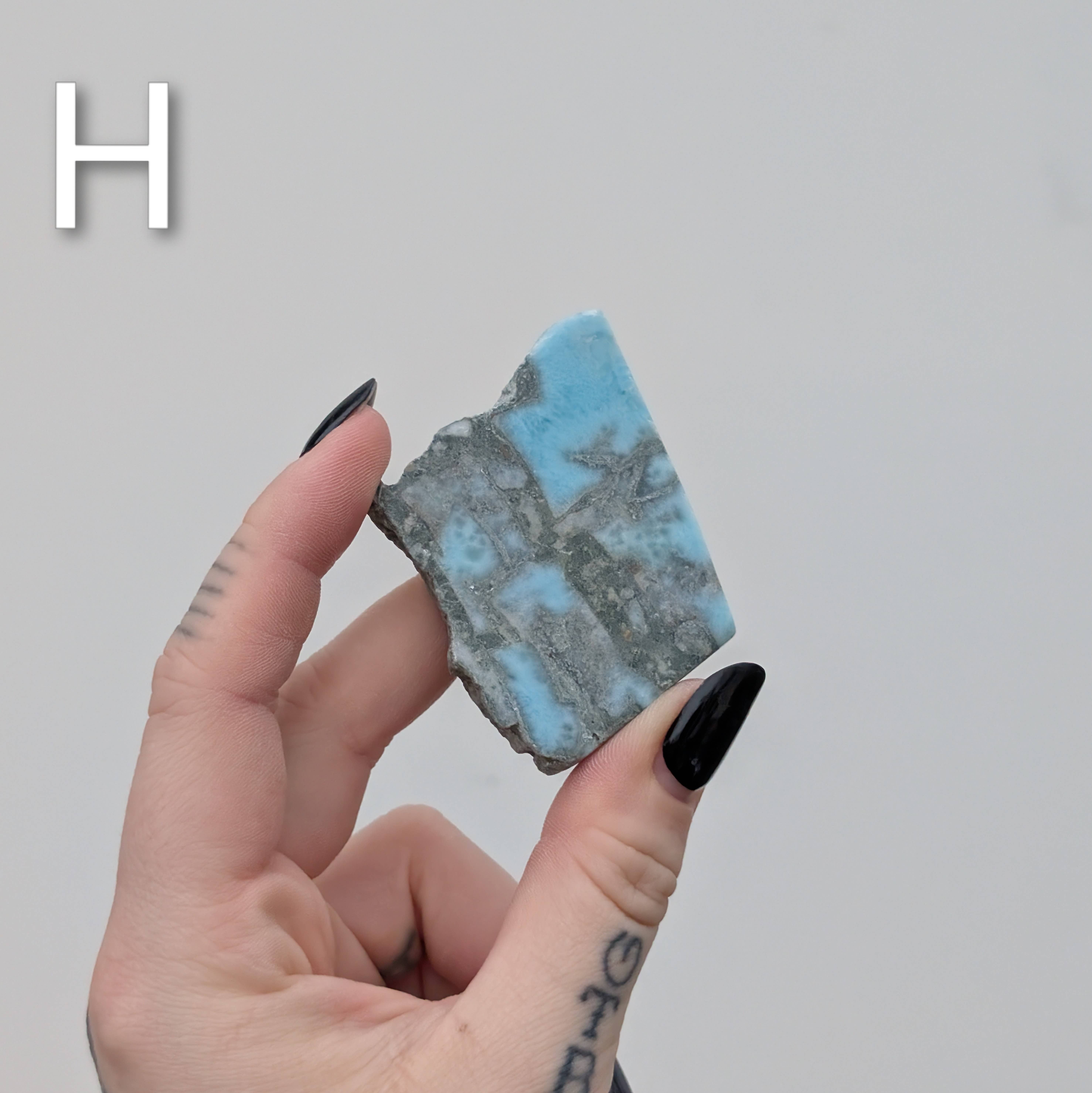 The Crystal Tabby - Wholesale Spiritual Stone/Crystal - Natural Larimar - Pick Your Piece7