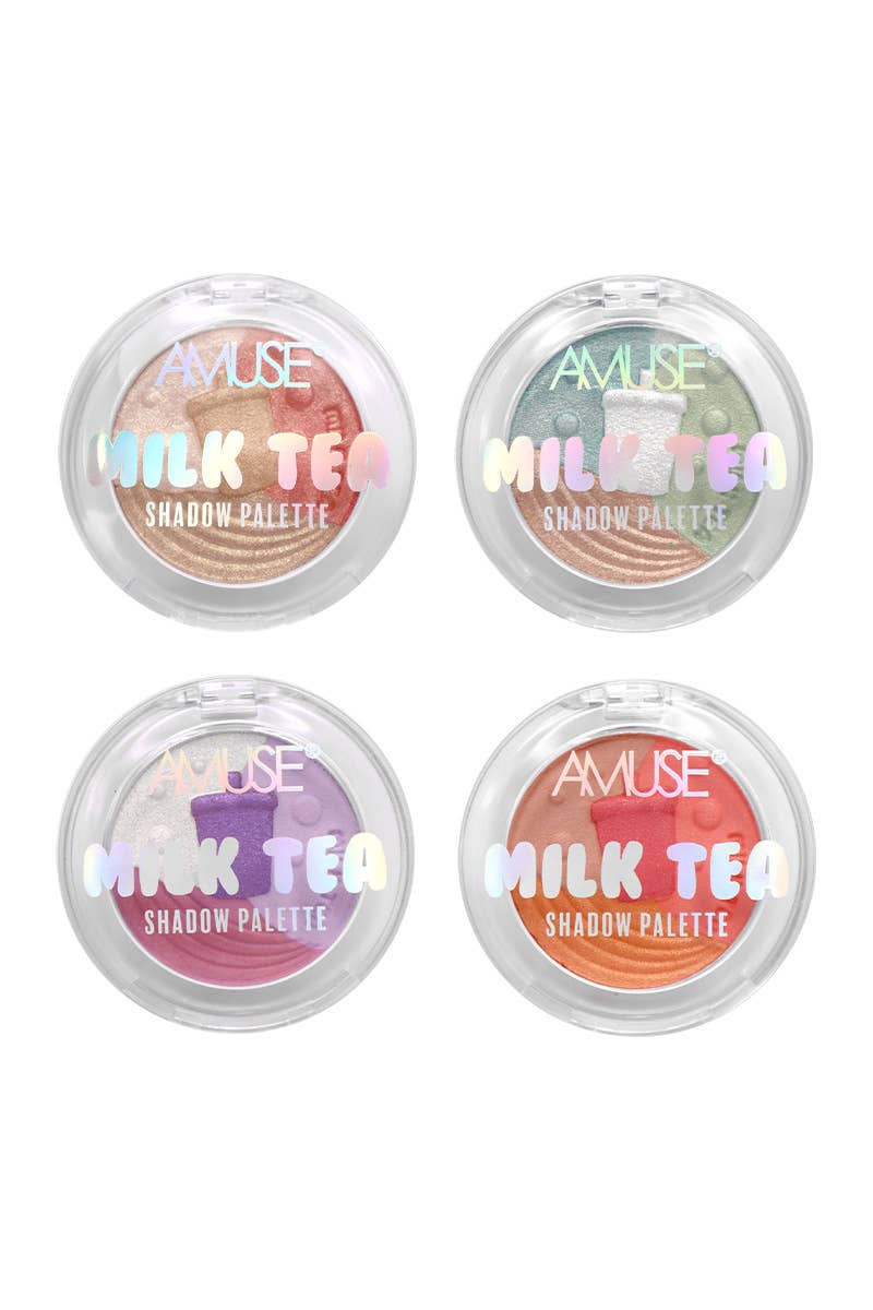 PINEAPPLE Beauty - Wholesale Eyeshadow - Amuse FK9788 Milk Tea Shadow Palettes - 24 pcs2