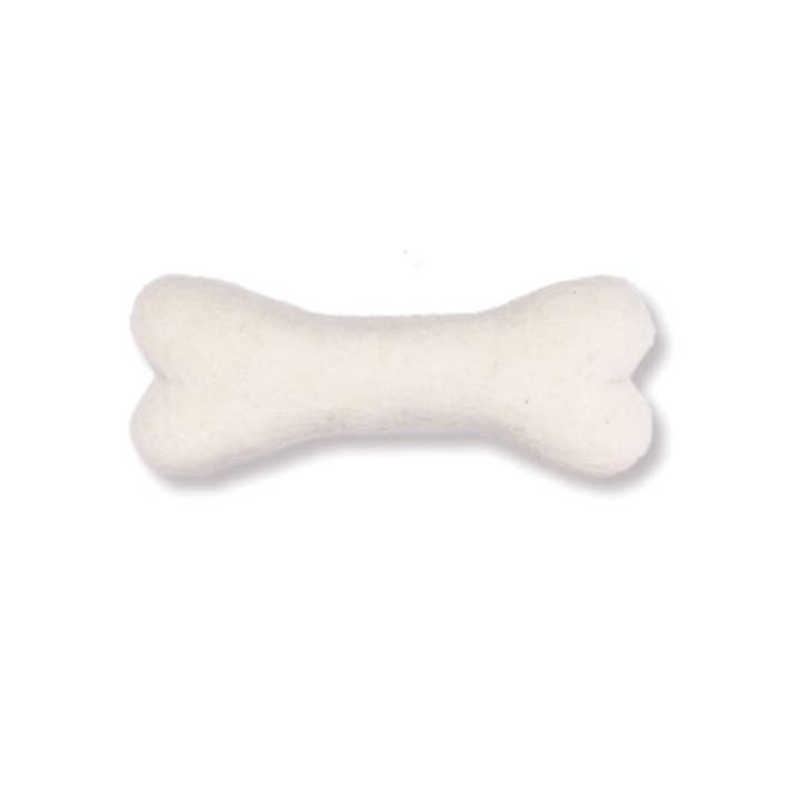 Ethical Global - Wholesale Pet Chew Toy - Dog - Eco Wool Dog Bones/Toys: Brown, Gray, White (Fair Trade)2