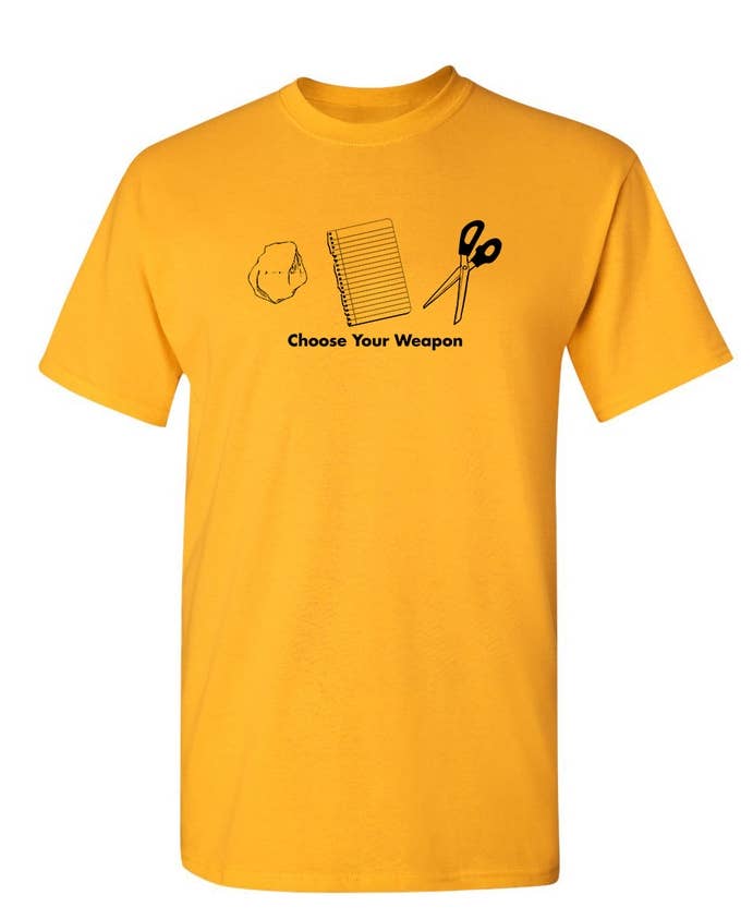 Feelin Good Tees - Wholesale Screen Printed T-Shirt - Unisex - Choose Your Weapon Rock Paper Scissors7