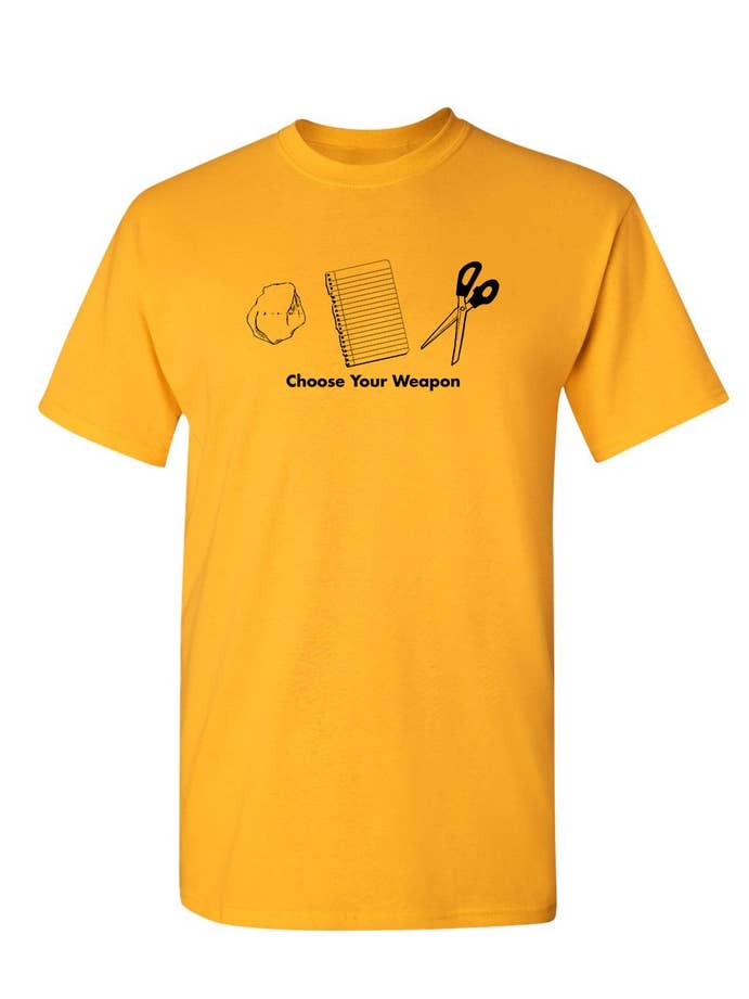 Feelin Good Tees - Wholesale Screen Printed T-Shirt - Unisex - Choose Your Weapon Rock Paper Scissors7