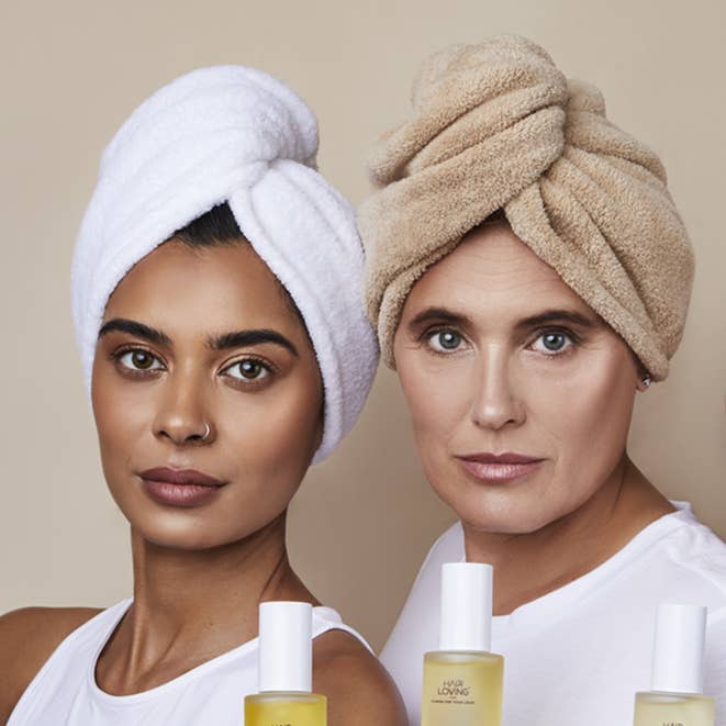 Hair Loving – wholesale Hair towel/wrap – Two Pack of Luxury Hair Towel Wraps