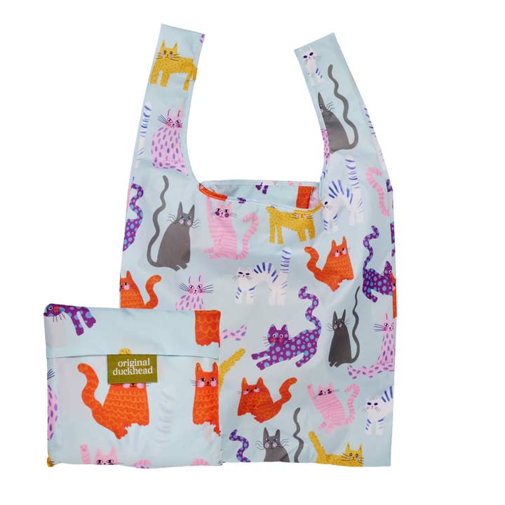 New Print! Ice Arty Cats Eco-Friendly Reusable Bag for wholesale by Original Duckhead USA