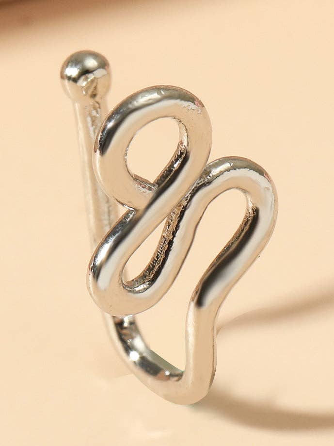 SALINA TRADING INC - Wholesale Neusring - U-vorm Ster Hart Kroon Niet-piercing Neusring75