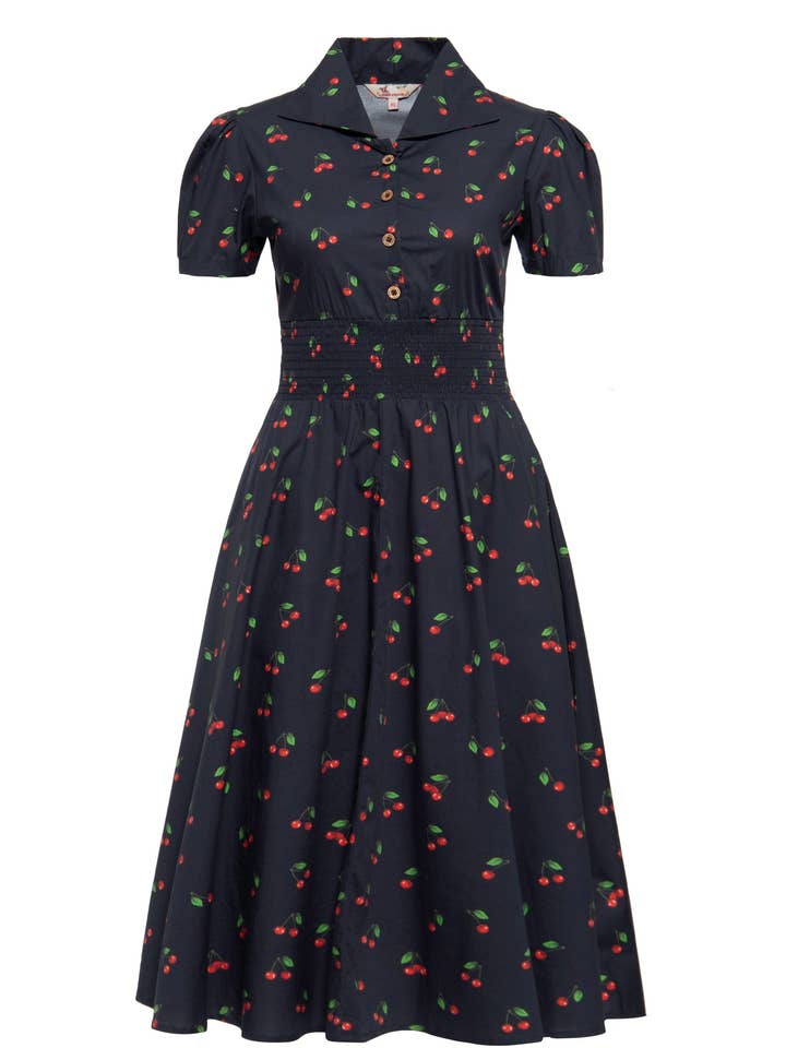 Cherry swing dress for wholesale by KING KEROSIN