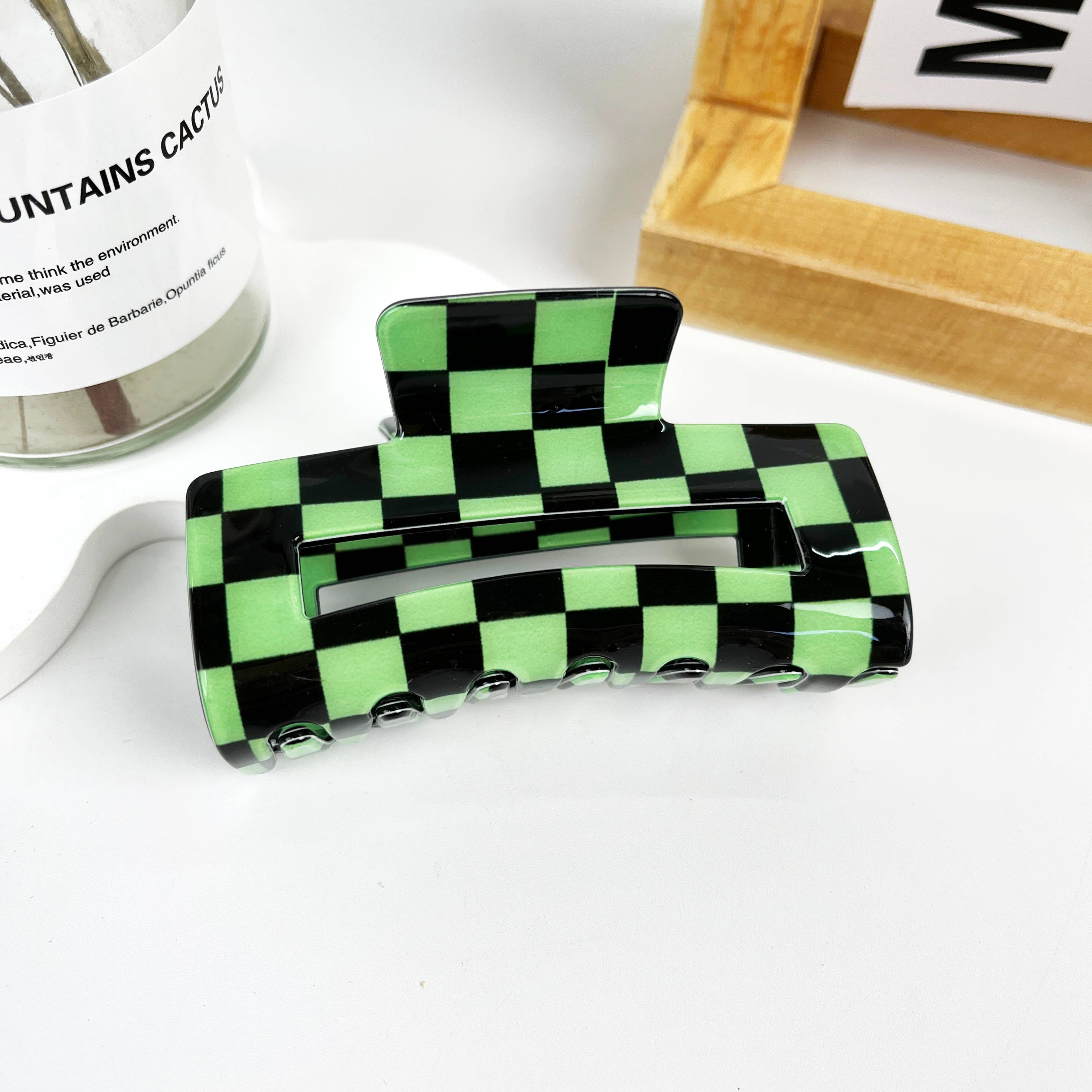 mildstyles - Wholesale Hair Clip - Women's - Fashion Checkerboard Summer Hair Clip7