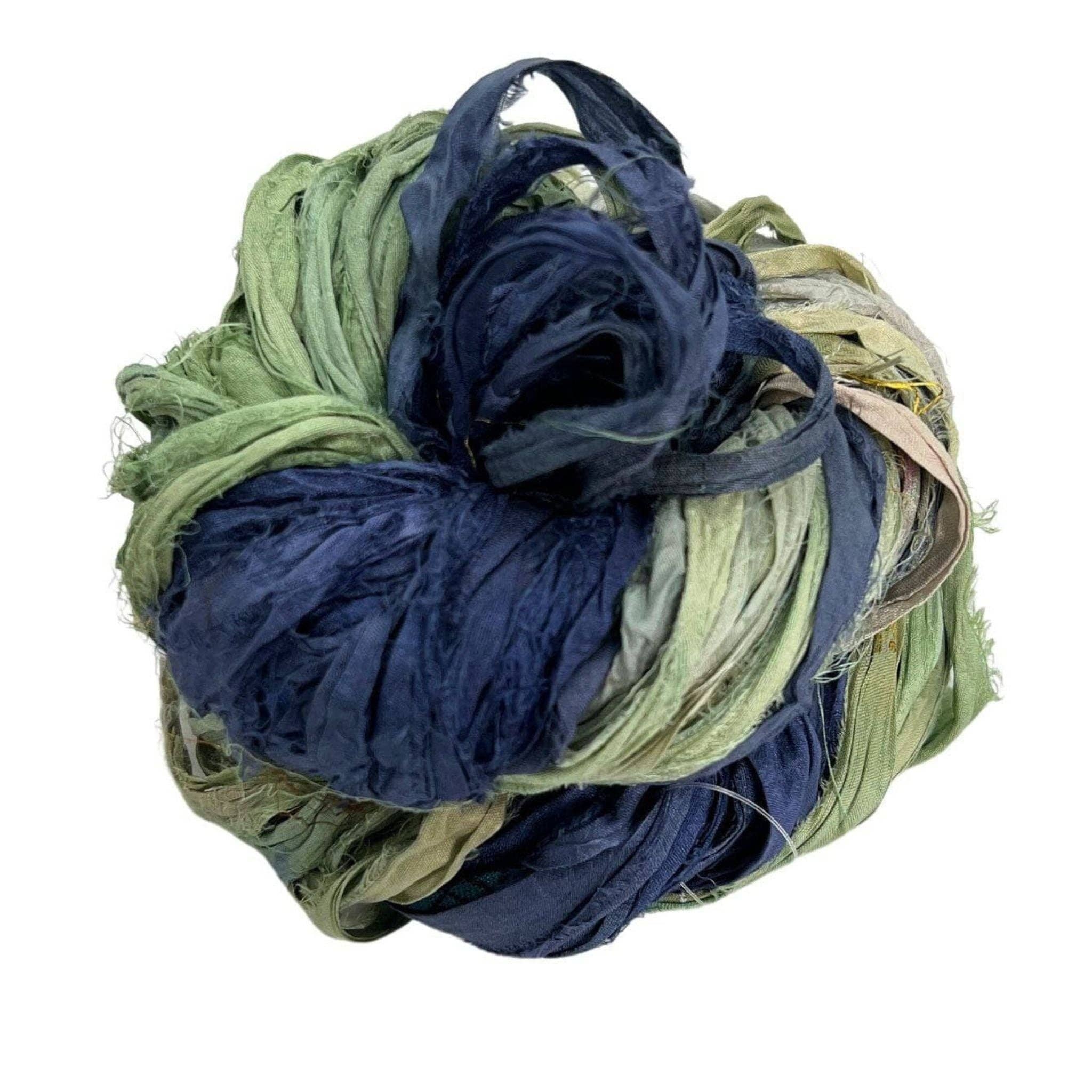 Darn Good Yarn - Wholesale Yarn - Small Batch Sari Ribbon18