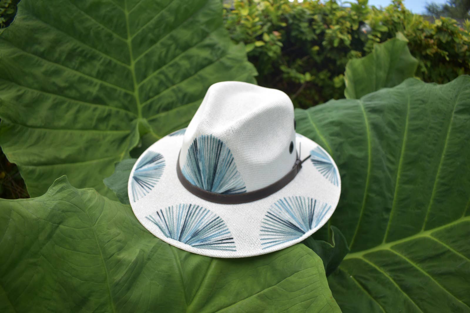 Campelle - Vendita all'ingrosso Cappello di paglia - Donna - Cappello blu delle Maldive2