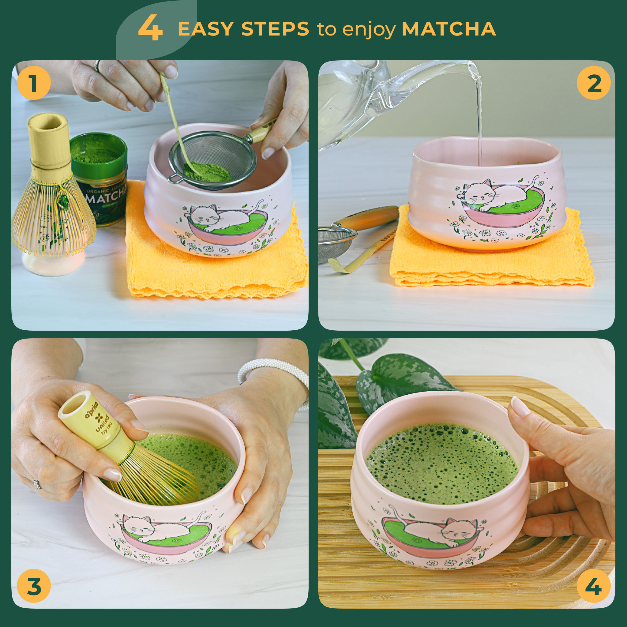 Aprikalife - Vente Service à thé - Coffret Cadeau Découverte Matcha Cérémonial (6 pcs) pour Noël7