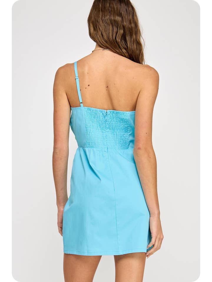 Strut & Bolt - Wholesale Dress - Women's - Knotted Flower Bow Mini Dress