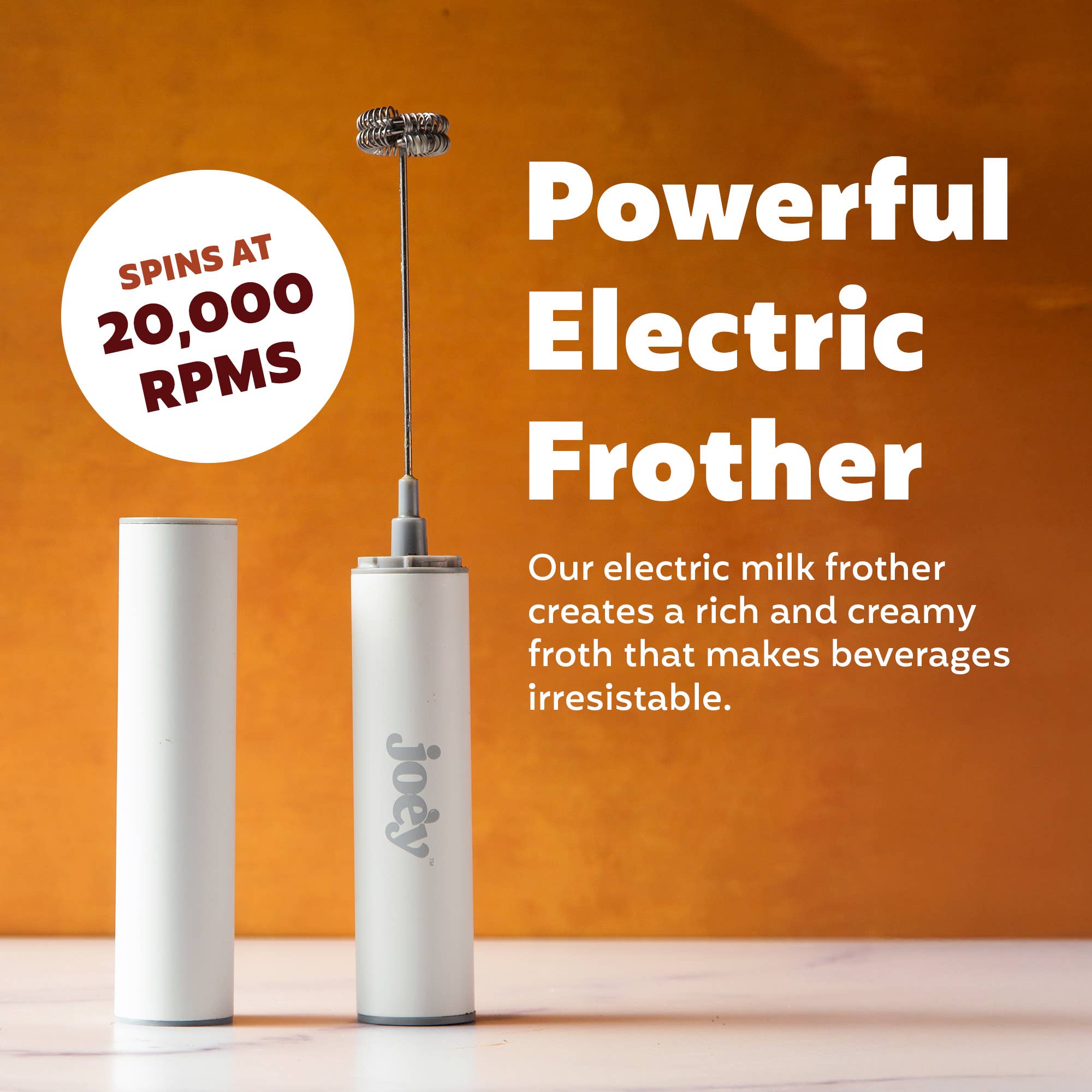 Joe'y - Wholesale Kitchen Tool/Gadget - froth'y - The Handheld Frother - 6 units/case3