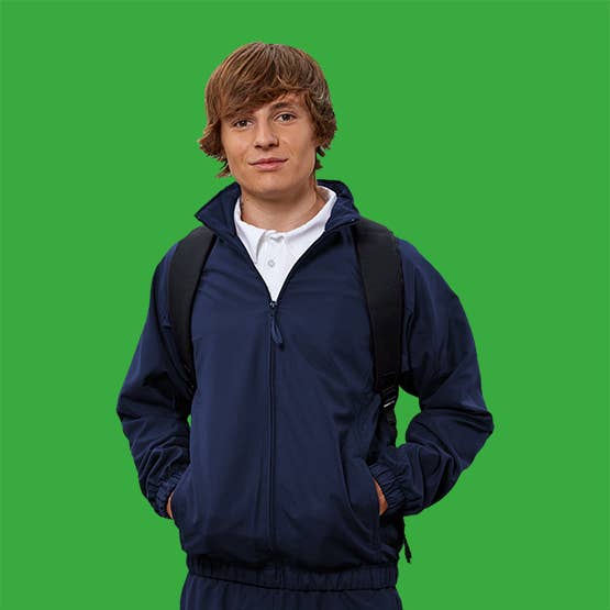 Unisex Microfibre Tracksuit Top for wholesale by David Luke