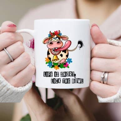 Sarkastische Lustige Kuh Tasse / Sublimation, - Lustiges Neuheitsgeschenk TASSE für den Großhandel von SubliMasterUK
