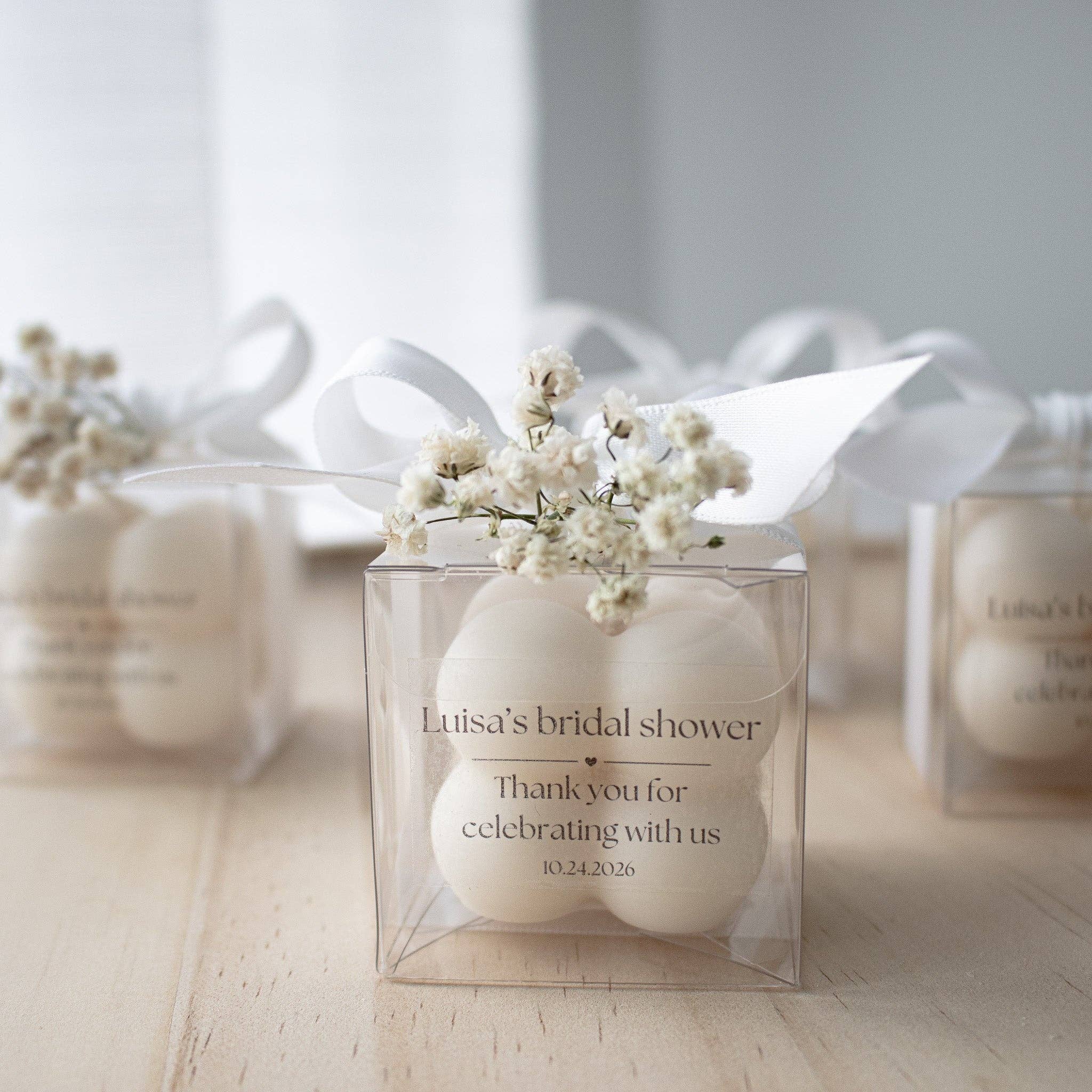 Glowing Harmony Candle Co - Wholesale Party Favor - Personalized Candle Wedding Favors, Bubble Candle Party Favors2