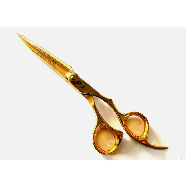 HASHIR PRODUCTS - Wholesale Pet Grooming Tool - Dog - Gold GERMAN Dog Pet Grooming Scissors Stainless Steel 7"