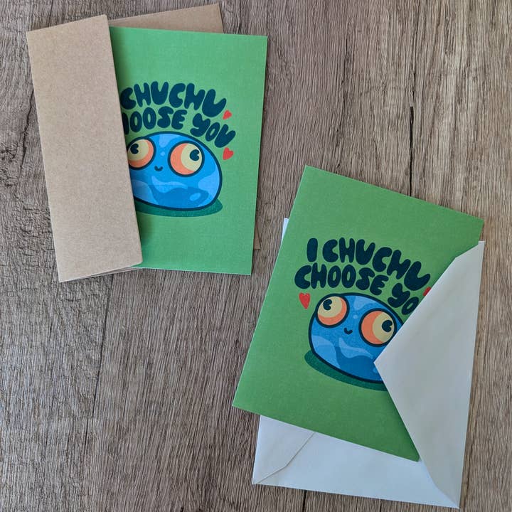 Sadsquatch - Wholesale Love Card - Chuchu Choose You - Cute Zelda Love Friend Card