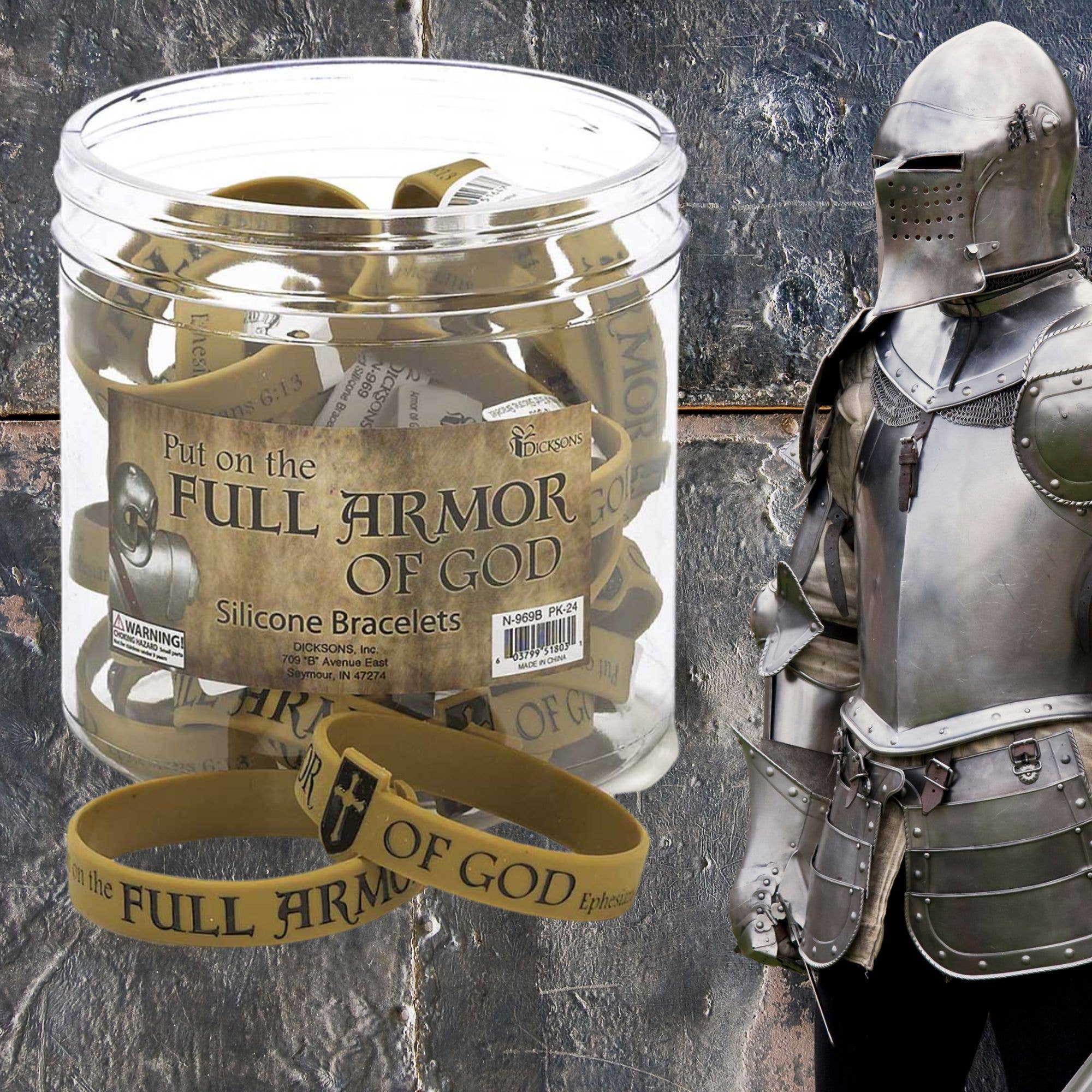 Dicksons - Vente Bracelet tissé/tressé - BRC ARMURE COMPLÈTE SIICN OR 7/16"1