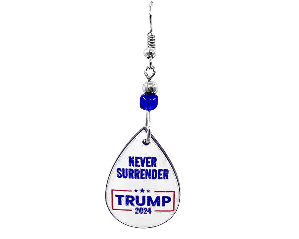 Pichincha - Wholesale Dangle Earrings - Acrylic Assorted Trump MAGA Dangle Earrings