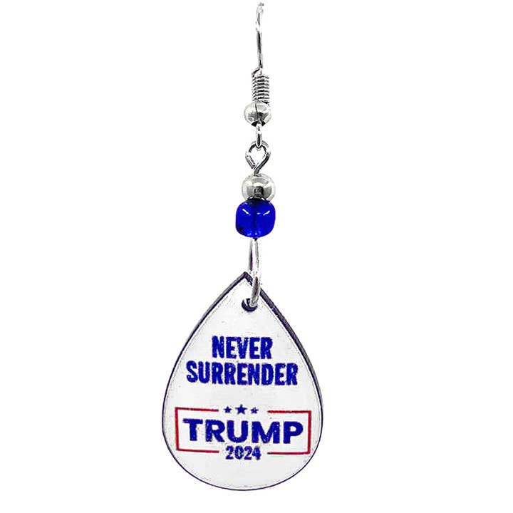 Pichincha - Wholesale Dangle Earrings - Acrylic Assorted Trump MAGA Dangle Earrings0