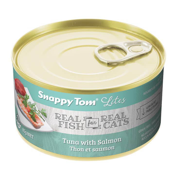 Snappy Tom Lites® 3oz - Tuna with Salmon for wholesale by Snappy Tom Pet Supply
