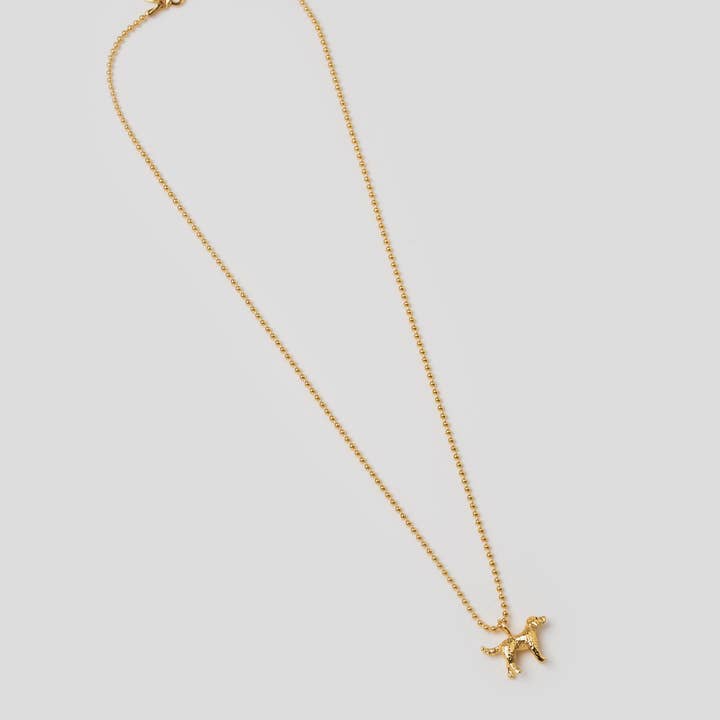 Wolf Circus Jewelry – Großhandel Kette mit Anhänger/Charm – Halskette mit Hundeanhänger aus Gold