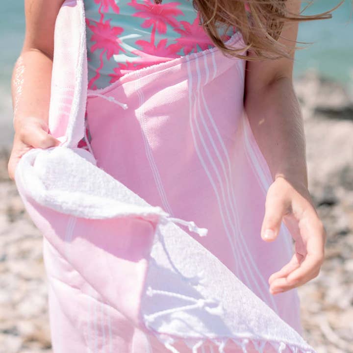 Turkish T - Wholesale Beach Towel - Basic Child's Terry Lined