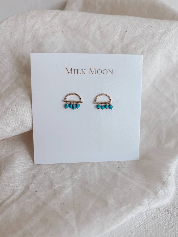 Sunrise Studs for wholesale by Milk Moon
