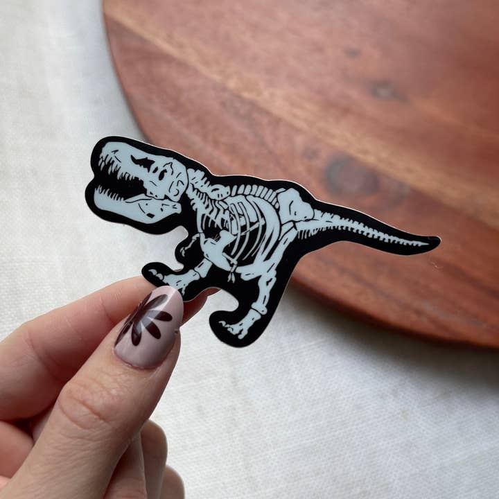 T-Rex Fossil Sticker for wholesale by Big Moods