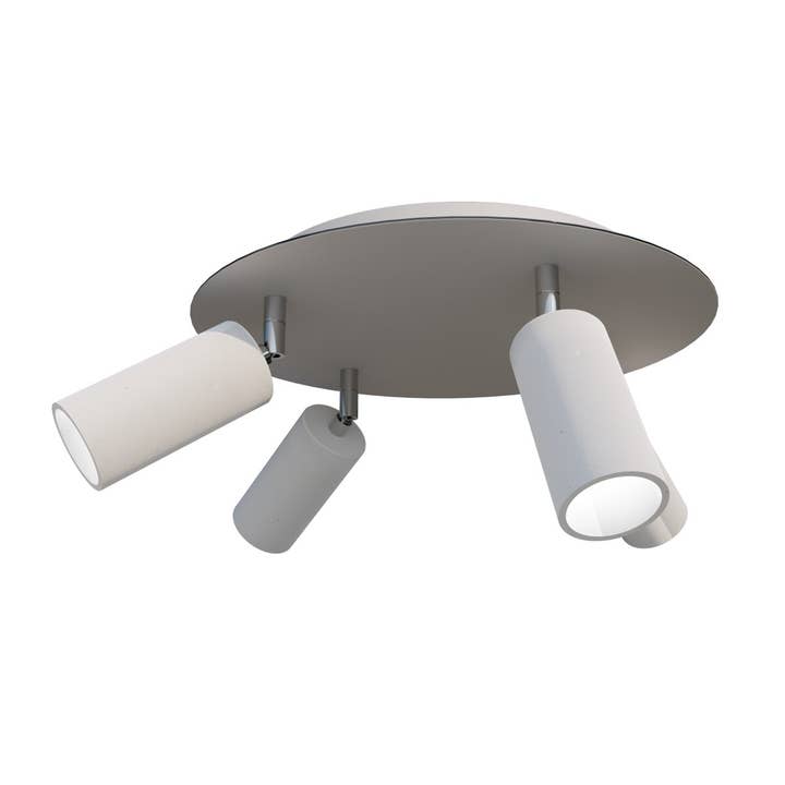 Plafonnier Betoniq « Donoma » 4 flammes blanc pour la vente par TIVENDIS