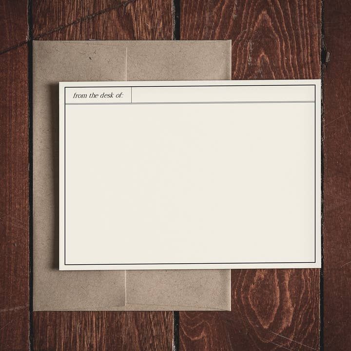 OAK & INK - Wholesale Stationery/Notecard Set - From the Desk of Notecard Set0