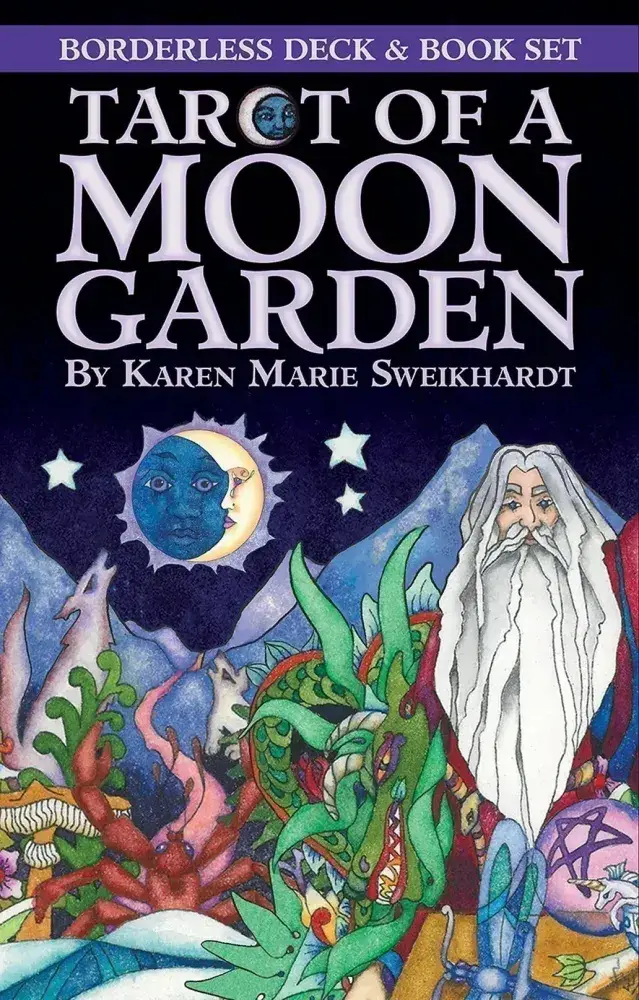 U.S. Games Systems Inc. - Wholesale Tarot Cards - Tarot Of A Moon Garden Borderless Deck & Book Set0