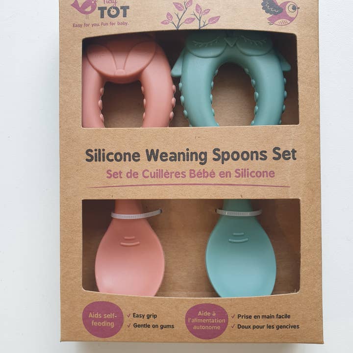 Silicone Baby Spoons Set for wholesale by Tidy Tot US