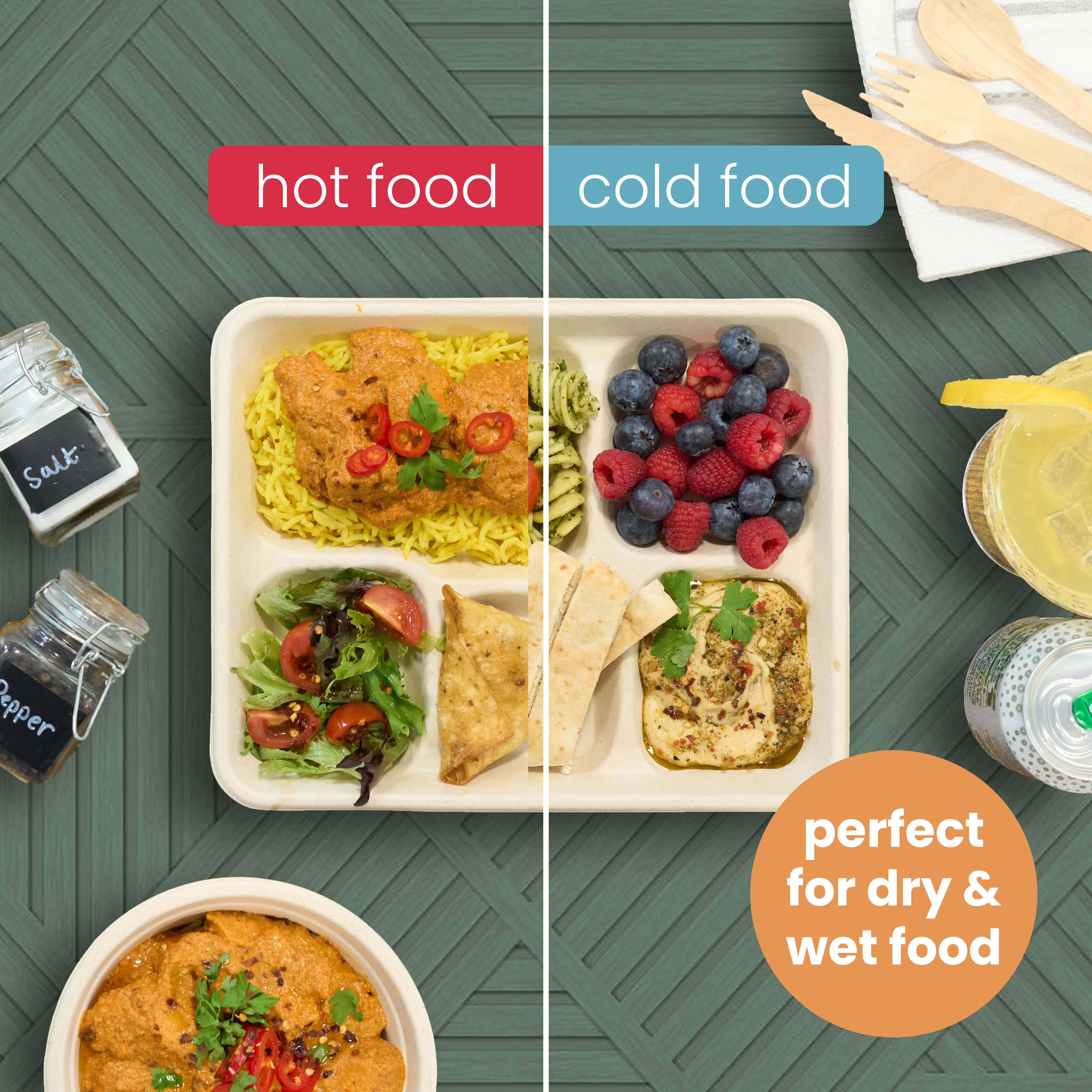 Häago - Wholesale Disposable Plate - 20 Recyclable Palm Leaf Plates7