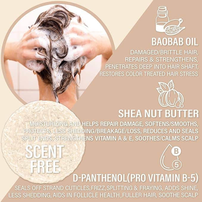 Luxiny Products - Luxurious Bath and Body – wholesale Schampopuck/Schampo i fast form – Oparfymerad Stärkande Schampobar – Luxiny2