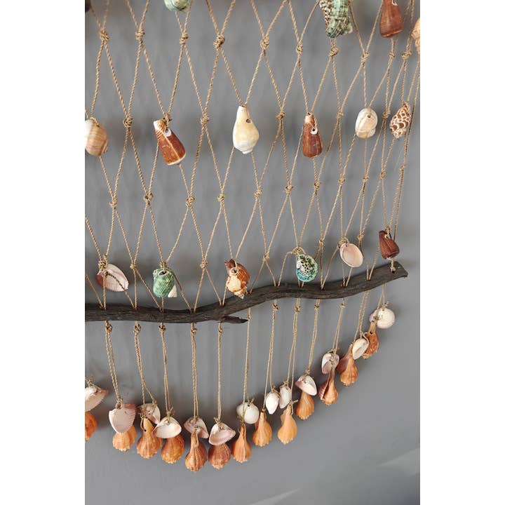 Product Import Holland – wholesale Wall Accent – Shells net Large - decoration - coast - beach - interior2