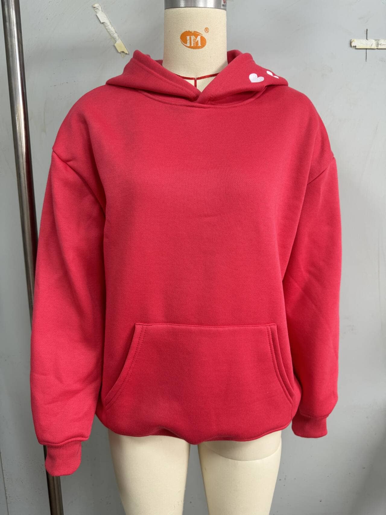 Rosa Clothing - Wholesale Hoodie - Women's - Sunset & Waves Embroidered fleece oversized Hoodie2