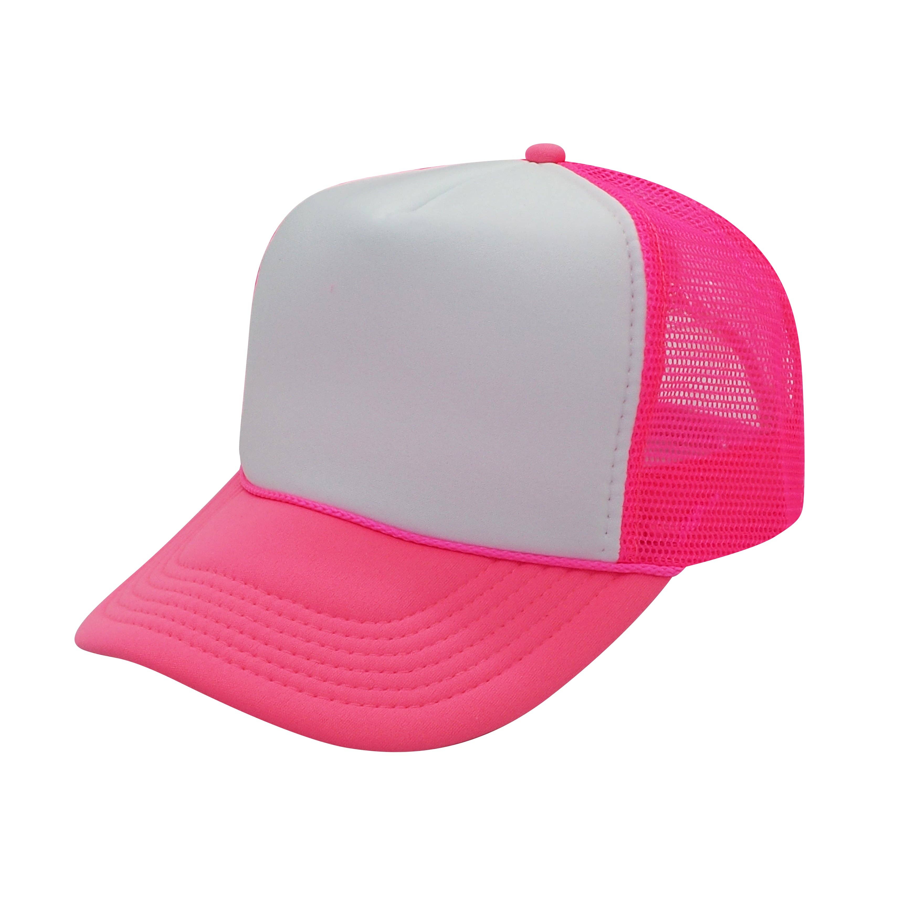 The Park Wholesale - Wholesale Trucker Hat - Unisex - Nissun Neon Color Foam Mesh Trucker Hats Caps, Blank Two Tone Snapbacks17