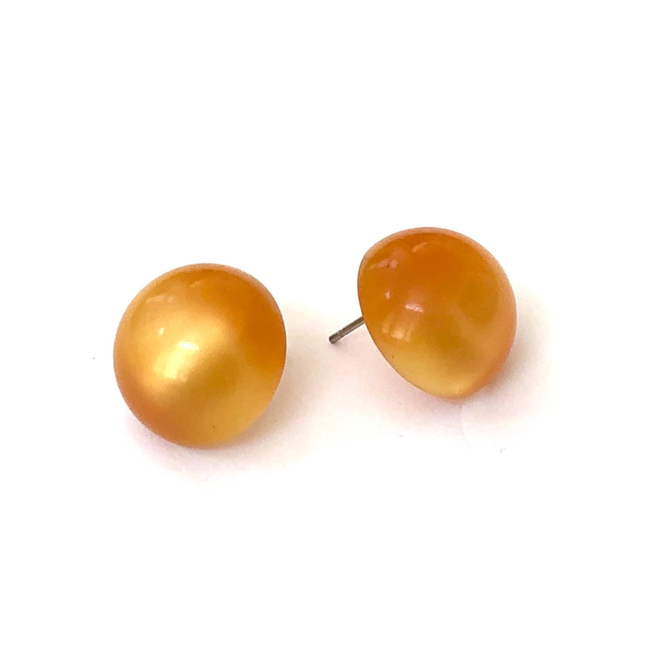 Leetie Lovendale - Vente Clous d'oreille - Boucles d'oreilles boutons rétro Moonglow Orange2