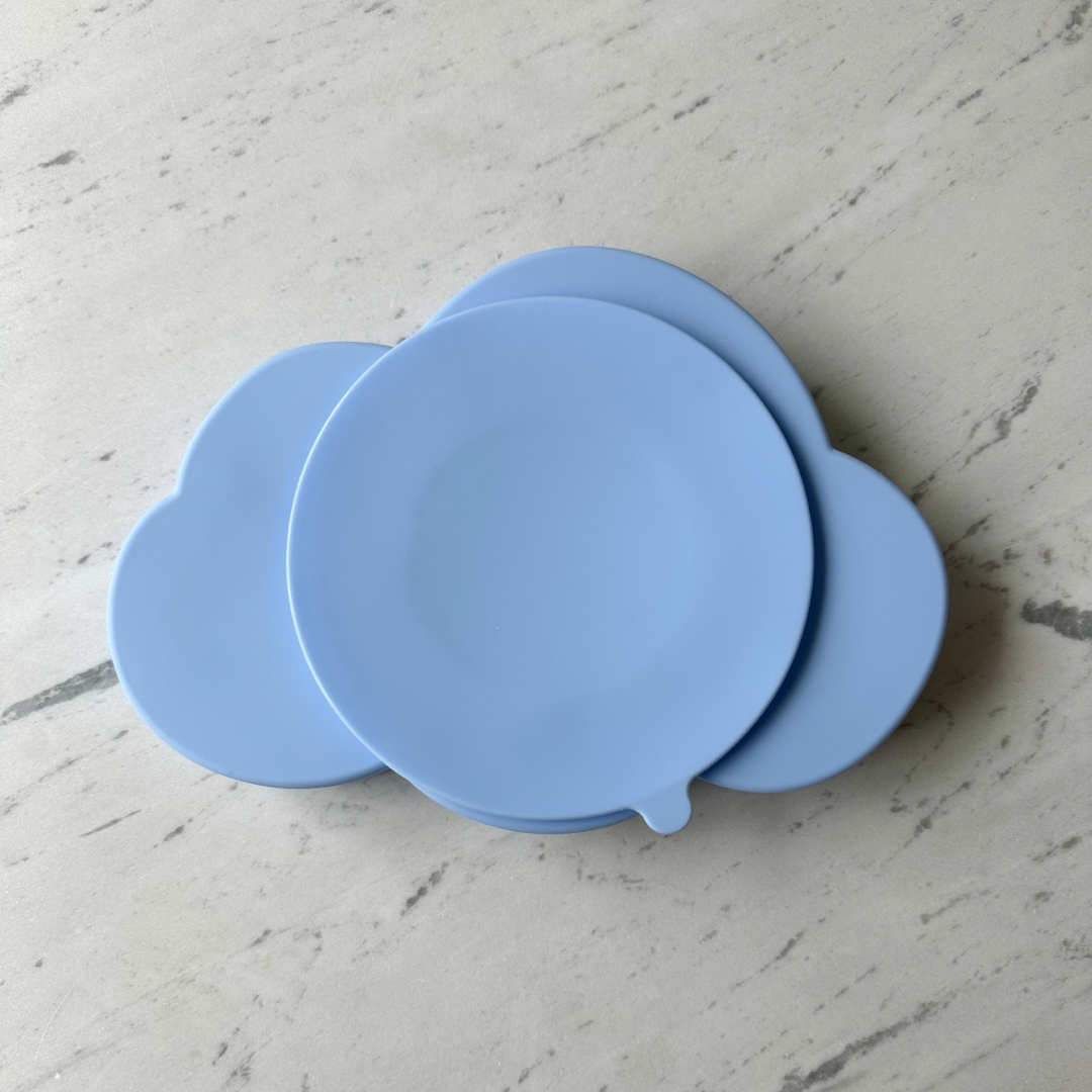 ollie b. good - Wholesale Pet Food Mat - Dog - cloud slow feeder bowl | butterfly pea2