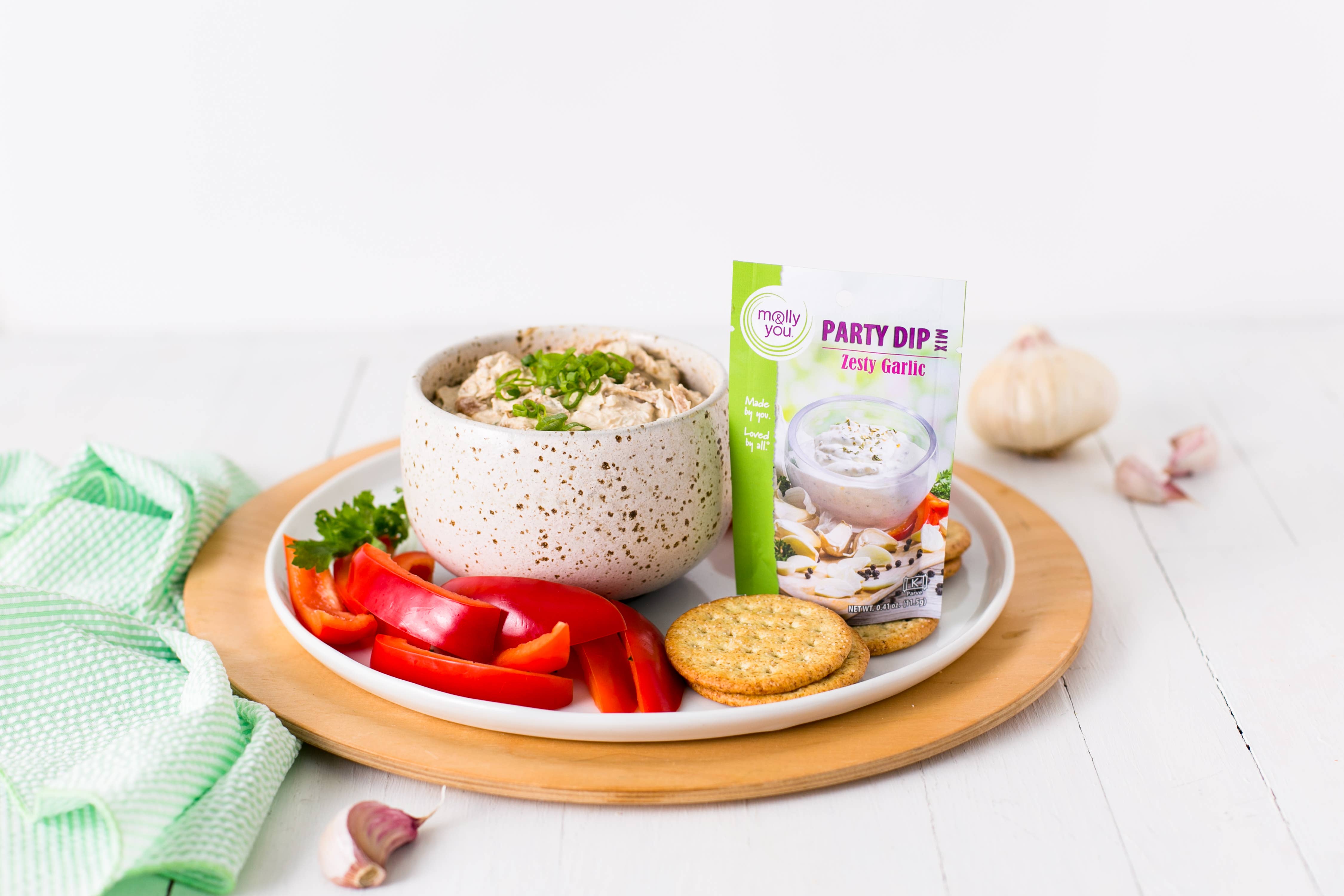 molly&you® - Wholesale Dip - Zesty Garlic Dip Mix1