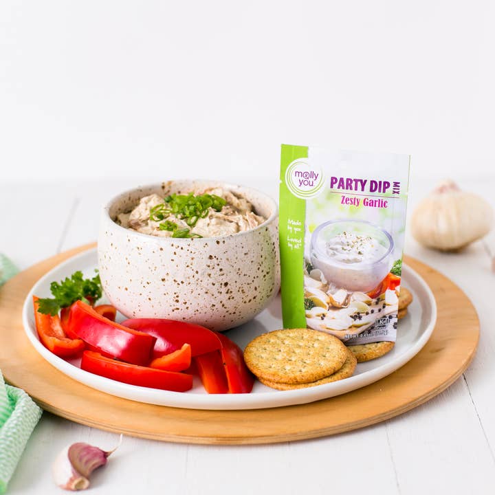 molly&you® - Wholesale Dip - Zesty Garlic Dip Mix1
