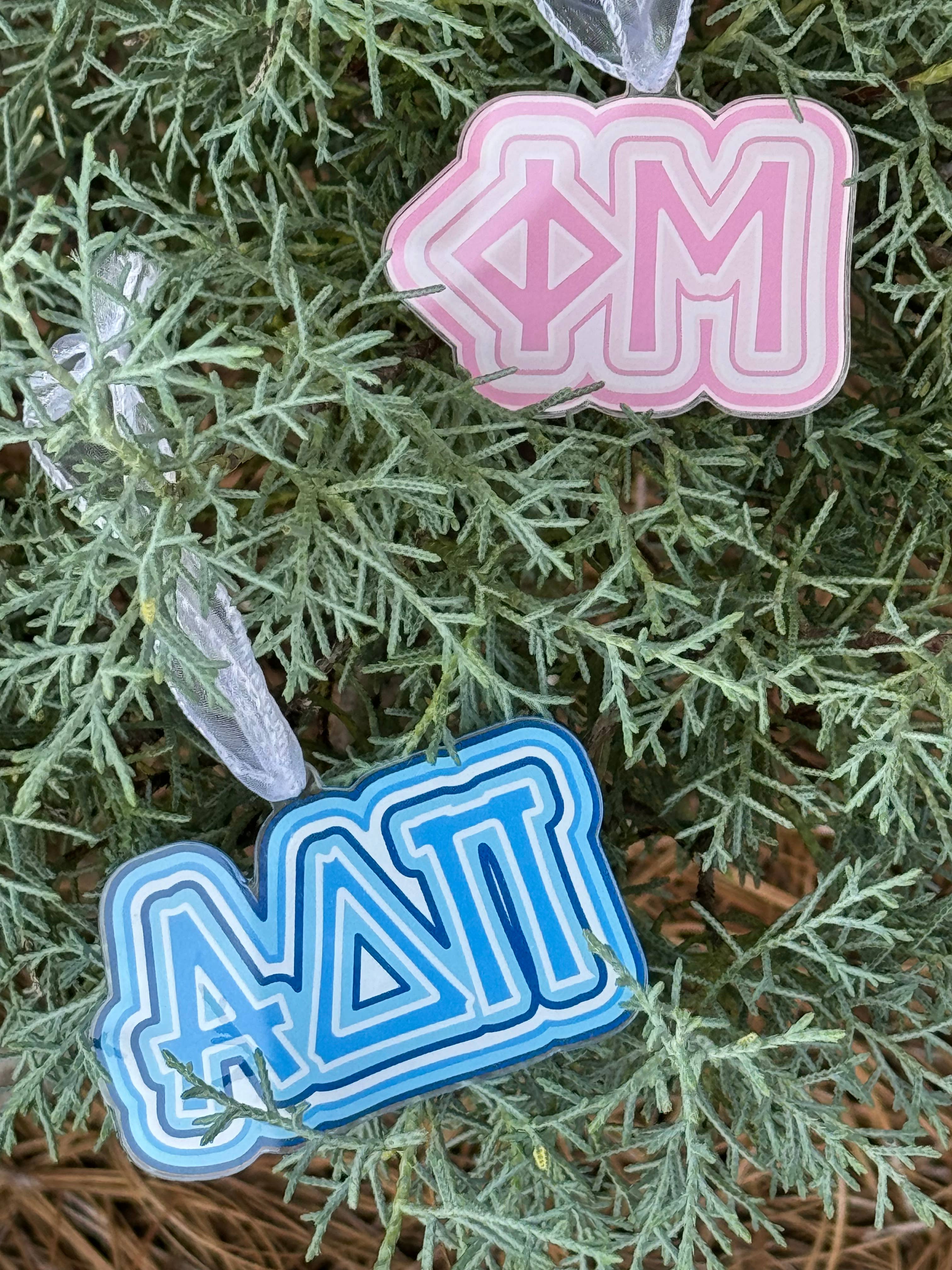 Buttongirl99 - Wholesale Ornament - Sorority acryl kerstornament - 19 opties7