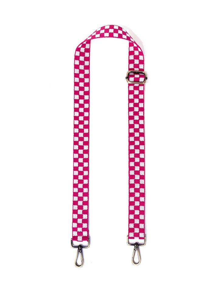 Check Yourself strap in fuchsia, verwisselbare handtasriem voor wholesale door Bodomint
