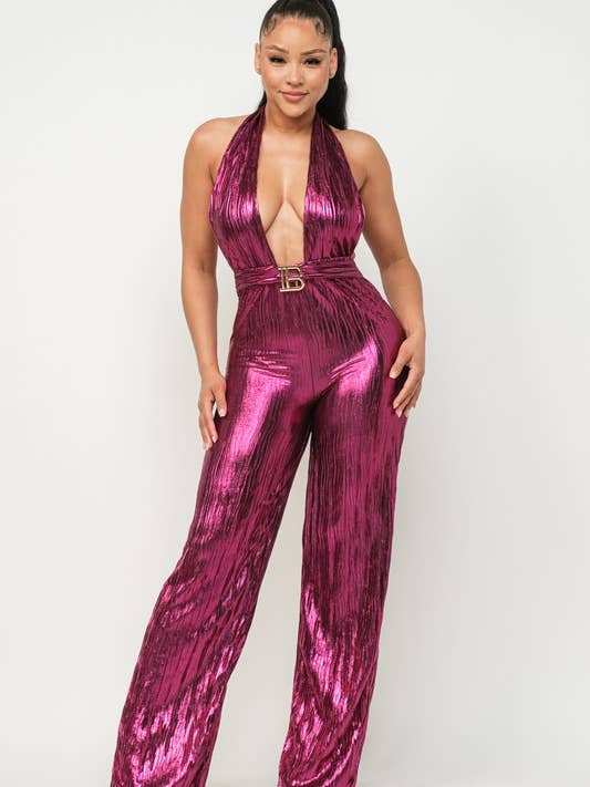 Combinaison à encolure en V pour la vente par Belita Collection