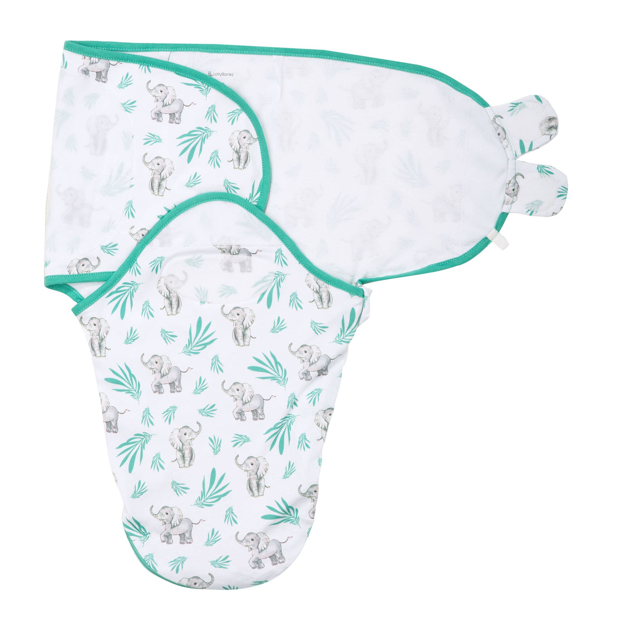 LollyBanks - Wholesale Sleepsack - Baby - Baby Elephant Sleep Swaddle 100% Organic Cotton0