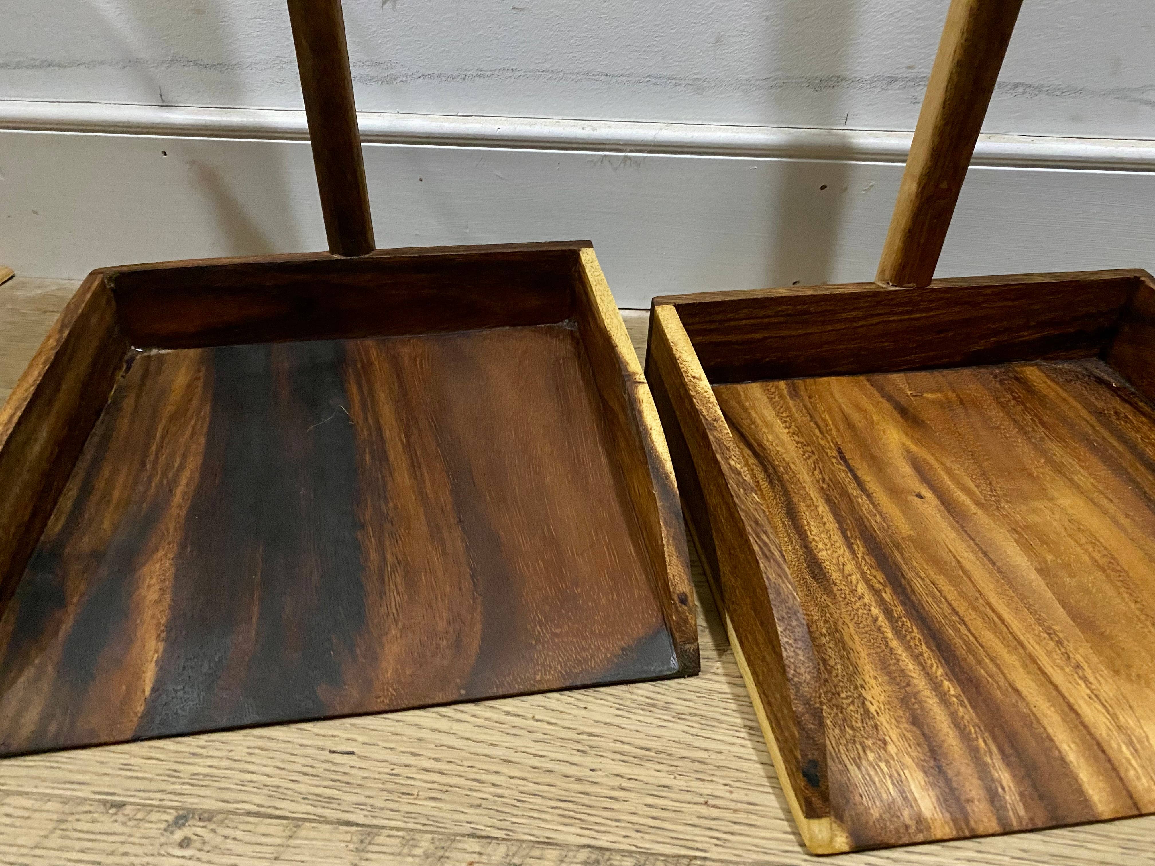 Tuckahoe Hardwoods – wholesale Dusting brush & duster – Handmade Indoor East Indian Walnut Wooden Dustpan and Broom6