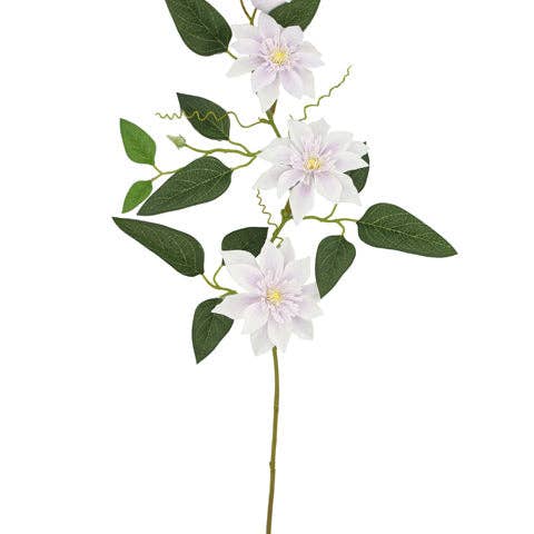 Green Import Limited – Engroshandel Kunstige blomster – FL13261 DOBBELT CLEMATIS SprayX3F, 32"